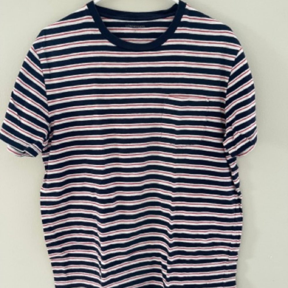 J.Crew Striped Pocket Tee